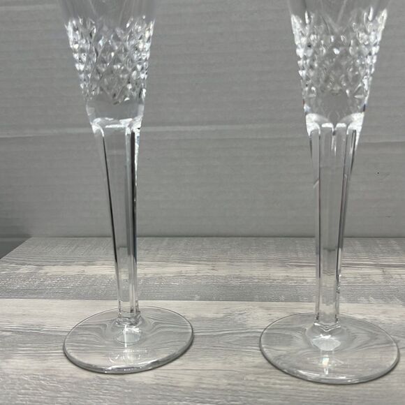 Waterford Crystal champagne toasting flutes Like new! - Picture 5 of 12